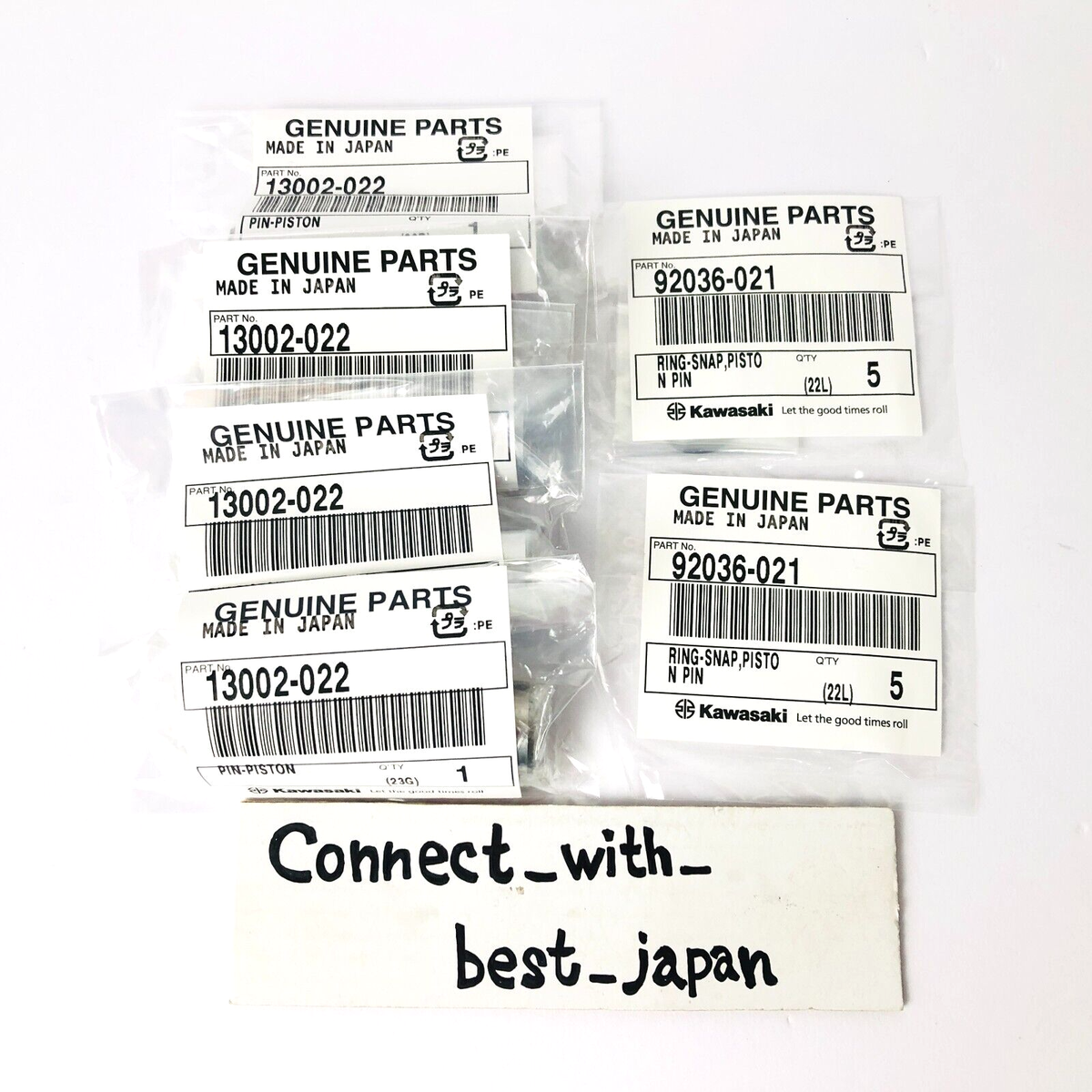 エース　 Kawasaki Genuine Z1 KZ1000 KZ900 Piston Pin Circlip 13002