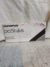 Olympus Infinity Stylus Instruction Manual Original English, French 