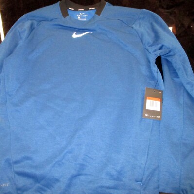 Nike Men's Long-sleeve Golf Top Blue sz Large 854491-433