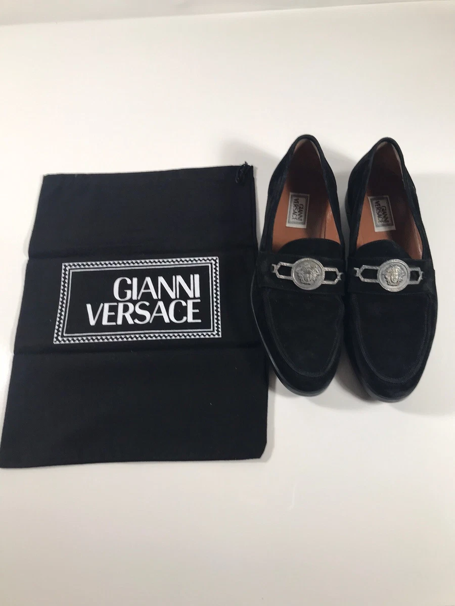 Medusa head deals velvet loafers
