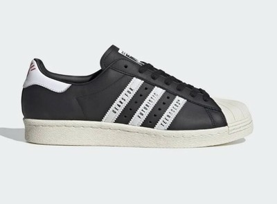 ADIDAS SUPERSTAR ANNI '80 HUMAN MADE TRAINERS UOMO NERO NUOVO REGNO UNITO 8  EU 42 PHARRELL | eBay