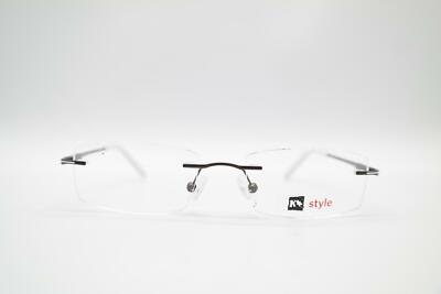 Fabiano BB160 Bronze White Rimless Glasses Eyeglass Frame New