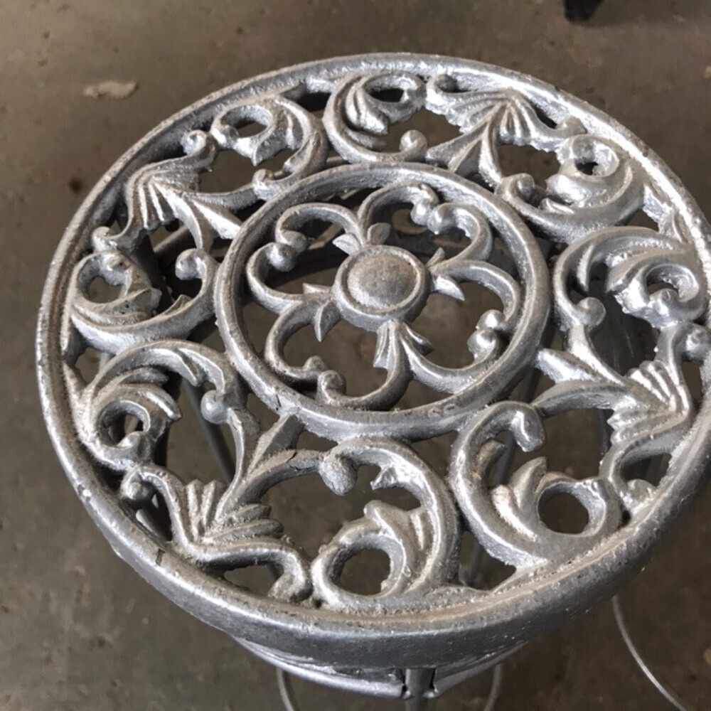 SILVER METAL PLANT STANDS eBay