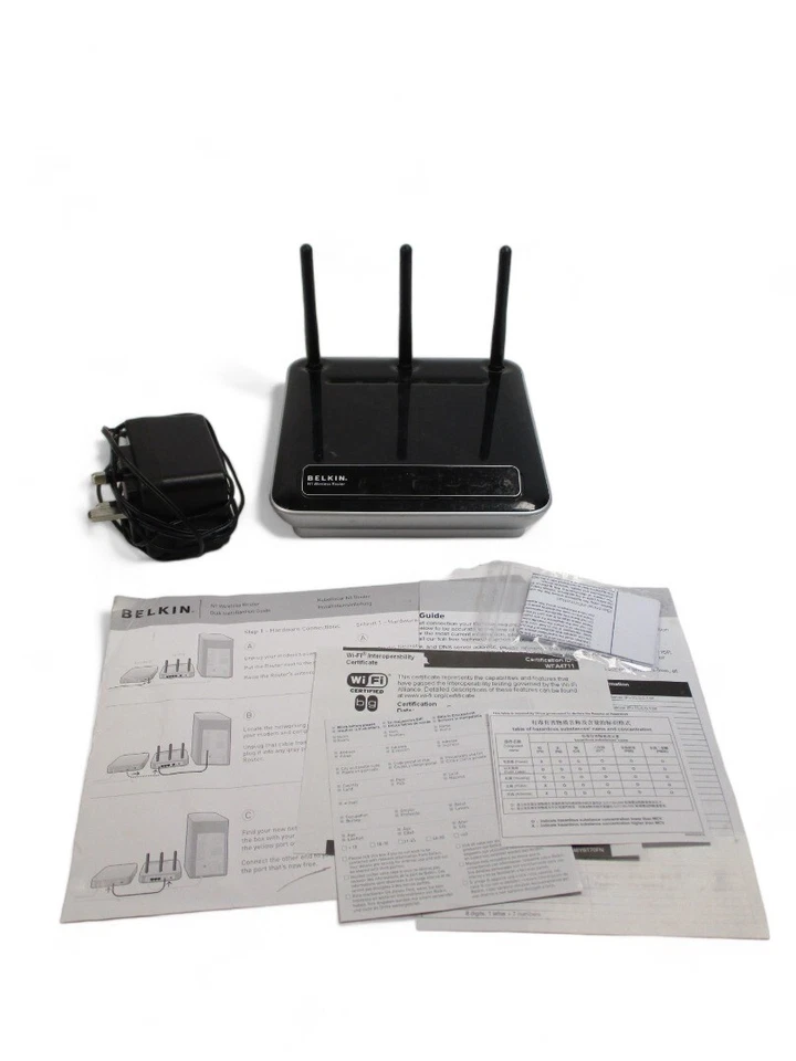 Belkin N1 Wireless Router High Performance In Original Box Untested - Image 3 of 4