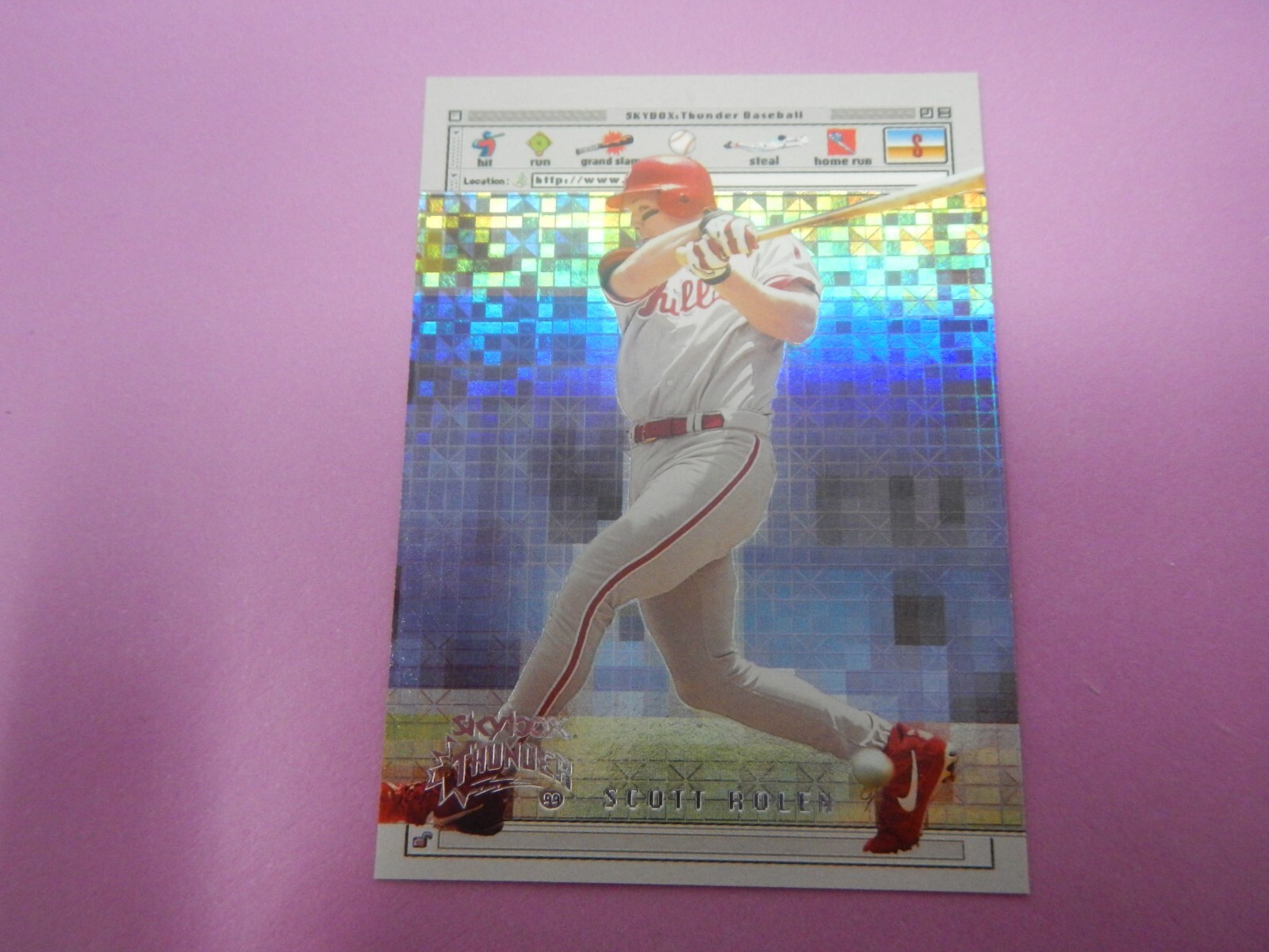 1999 Skybox Thunder www.batterz.com Scott Rolen #8WB