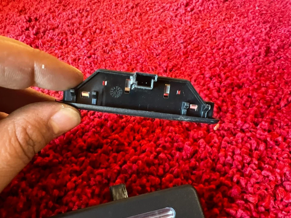 BMW E70 E82 E93 E84 SUN VISOR READING MAKEUP MIRROR LIGHT LAMP BLACK OEM 47K Foto 3 de 4