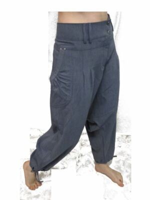 ORIGINAL ''Jump be first'' WOMEN HAREM FORMAL STRIPY PANTS BAGGY ALADDIN GENIE