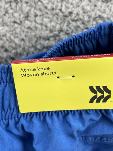 Art Class Boy's Size XS (4-5) Solid Color Woven Shorts Blue - Picture 6 of 7