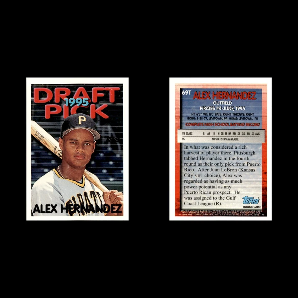 Alex Hernandez Rookie #69T 1995 Topps Traded - Rookies Pittsburgh Pirates Card - Image 3 of 3