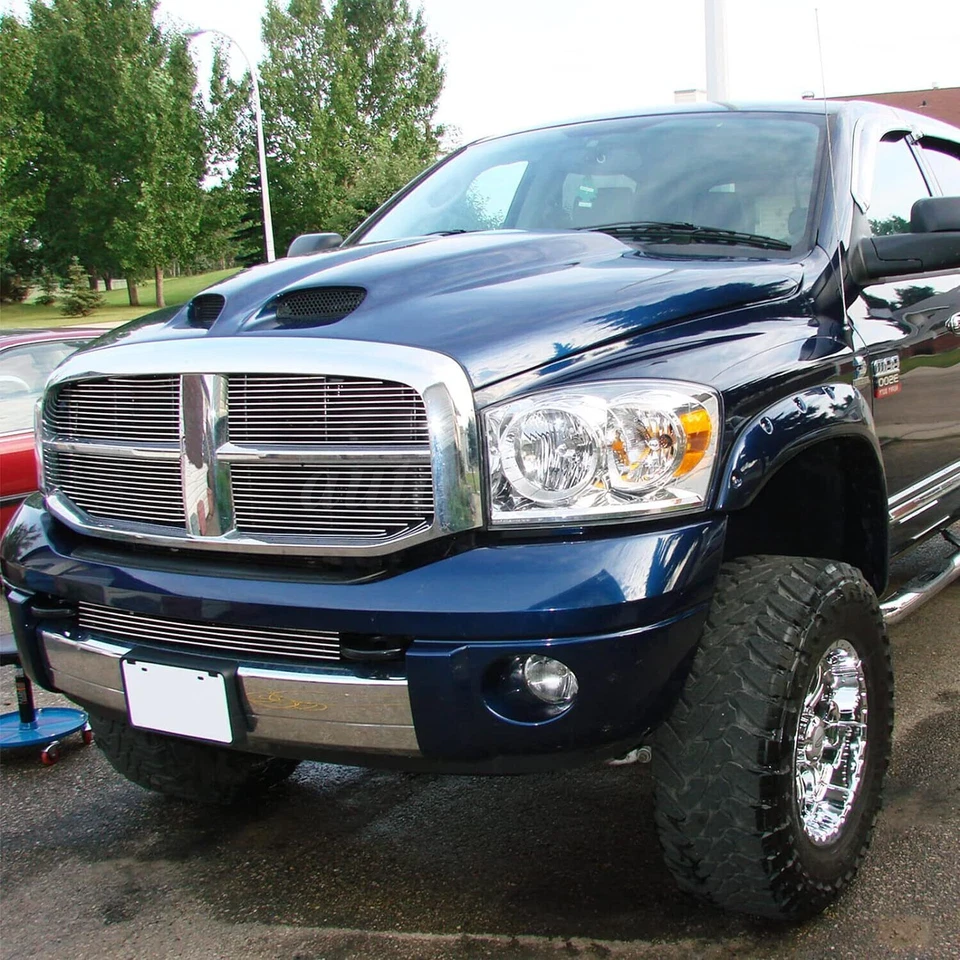 Headlights and Fog Lights Combo Kit For 2006-2009 Dodge Ram 1500 Ram 2500 3500 Foto 4 de 4