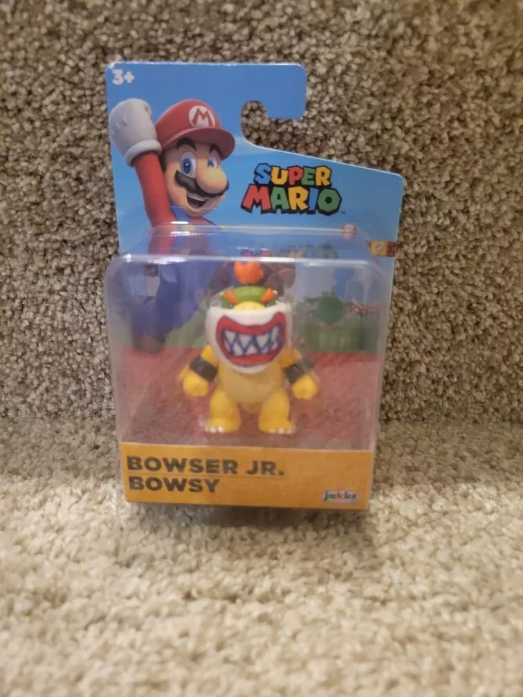 Jakks Pacific Super Mario 2.5 Bowser Jr. Bowsy Mini Action Figure –  Logan's Toy Chest