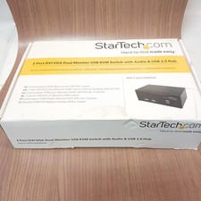 StarTech SV231DDVDUA 2-Port DVI USB KVM Switch with Audio Open Box