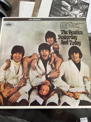 THE BEATLES BUTCHER COVER YESTERDAY AND TODAY LP Blood Red Color Album