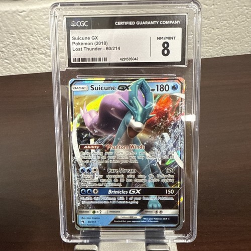 Suicune-GX graded CGC 8 for sale on eBay