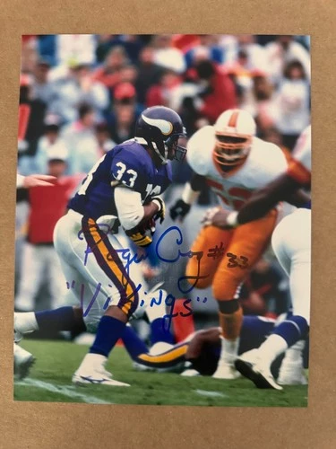 Roger Craig signed MINNESOTA VIKINGS 8 X 10 Photo