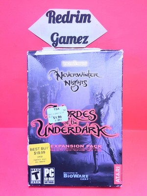 Neverwinter Nights Hordes Of The Underdark NEW Windows PC CD-Rom Video Games