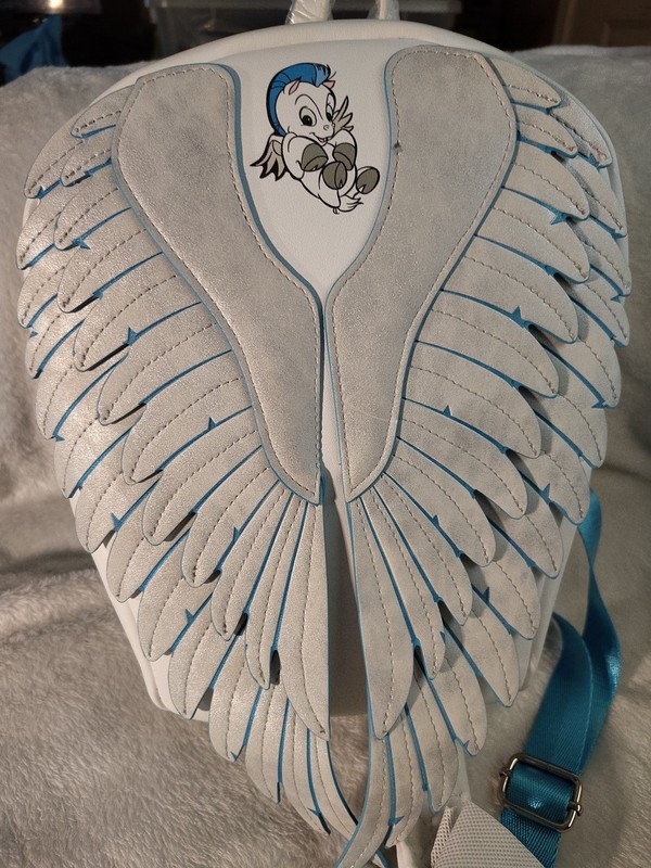 Danielle Nicole Disney Hercules Baby Pegasus Wings Mini Backpack/bag NWT