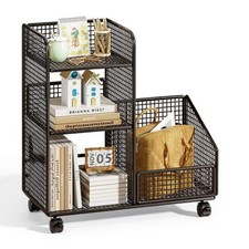 Rolling Book trolley adaptable Use Multimulti-tier Wheeled trolley Large