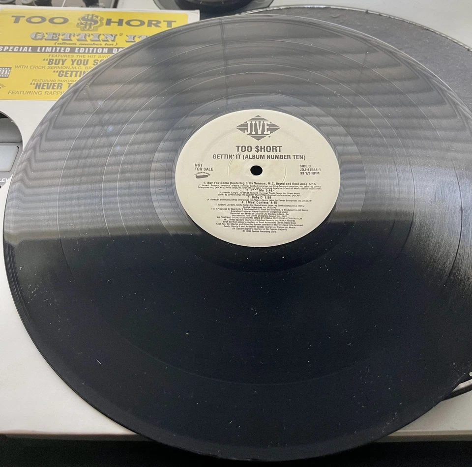 Too Short – Gettin' It (Album # 10) OG 1996 Press 2XLP PROMO in OG Cover VG+/VG Foto 3 de 4