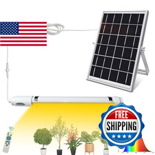 Bestdrop Bright Solar Powered Grow Light Batteries Full Spectrum Growing Led