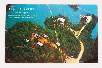 1960s CAMP ALAMISCO Christian Retreat Summer Camp Dadeville Alabama Postcard