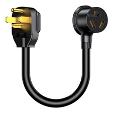 1.5FT Dryer Outlet Adapter,3 Prong to 4 Prong Dryer Adapter, NEMA 14-30P Male