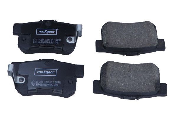 Original Maxgear Bremsbelagsatz Scheibenbremse 19-3669 FüR Honda-image