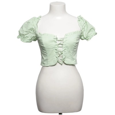 Sunday Best, Crop Top, Größe: S, Grün, Baumwolle/Elasthan/Polyamid #wk2