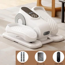 Under Desk Elliptical with Remote Control, Magnetic Quiet Leg Exercise Machine