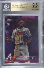 2018 Chrome Update Target Exclusive Pink Refractor Ronald Acuna Jr BGS 9.5 1j6