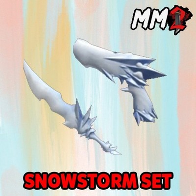 Snowstorm Set  Roblox Murder Mystery 2 MM2   SAME DAY DELIVERY | CHEAPEST!
