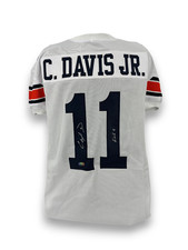 Chris Davis Jr Signed Autographed Tigers Custom White Jersey Radtke Sports