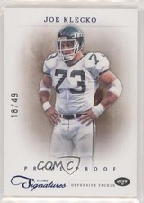 2011 Panini Prime Signatures Prime Proof Blue 18/49 Joe Klecko #97 3c7