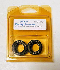 Set of 2 H  R Racing Products HR2718S - 27 x 18mm Silicone Tires Shore 25 