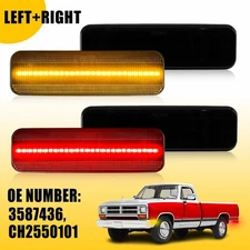 4P LED Side Marker For Plymouth Duster Valiant Barracuda Road Runner Satellite M