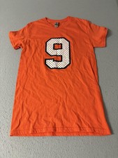 Burrow 9 Cincinnati Bengals Football Shirt Mens Small Orange Cotton