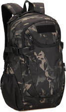 Zaino Sportivo 25L, Zainetto Militare Tattico Molle per Campeggio Alpinismo Escu