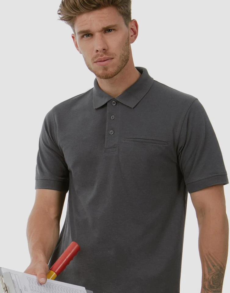 Energy Pro Workwear Pocket Poloshirt für Herren | B&C Pro Collection | PUC11 - Bild 1 von 1