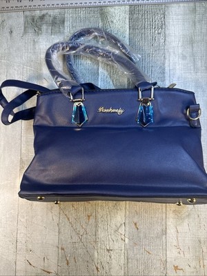 Darbaoly VTG Handbag Purse Blue New 2 Piece
