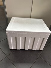 Styroporkiste mit Deckel ca. 49 x 38 x 34cm als Kühlbox Versandkiste