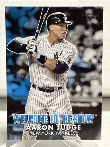 AARON JUDGE 2022 TOPPS WELCOME TO THE SHOW BASEBALL INSERT CARD! NY YANKEES