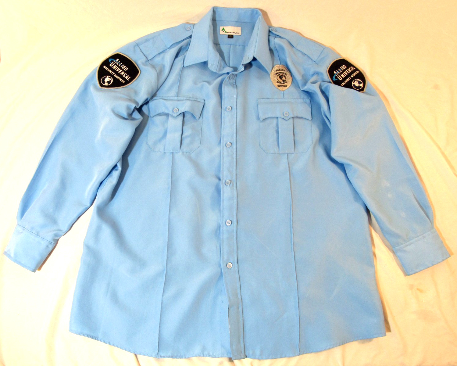 Allied Universal Security Collared Permanent Pres… - image 1