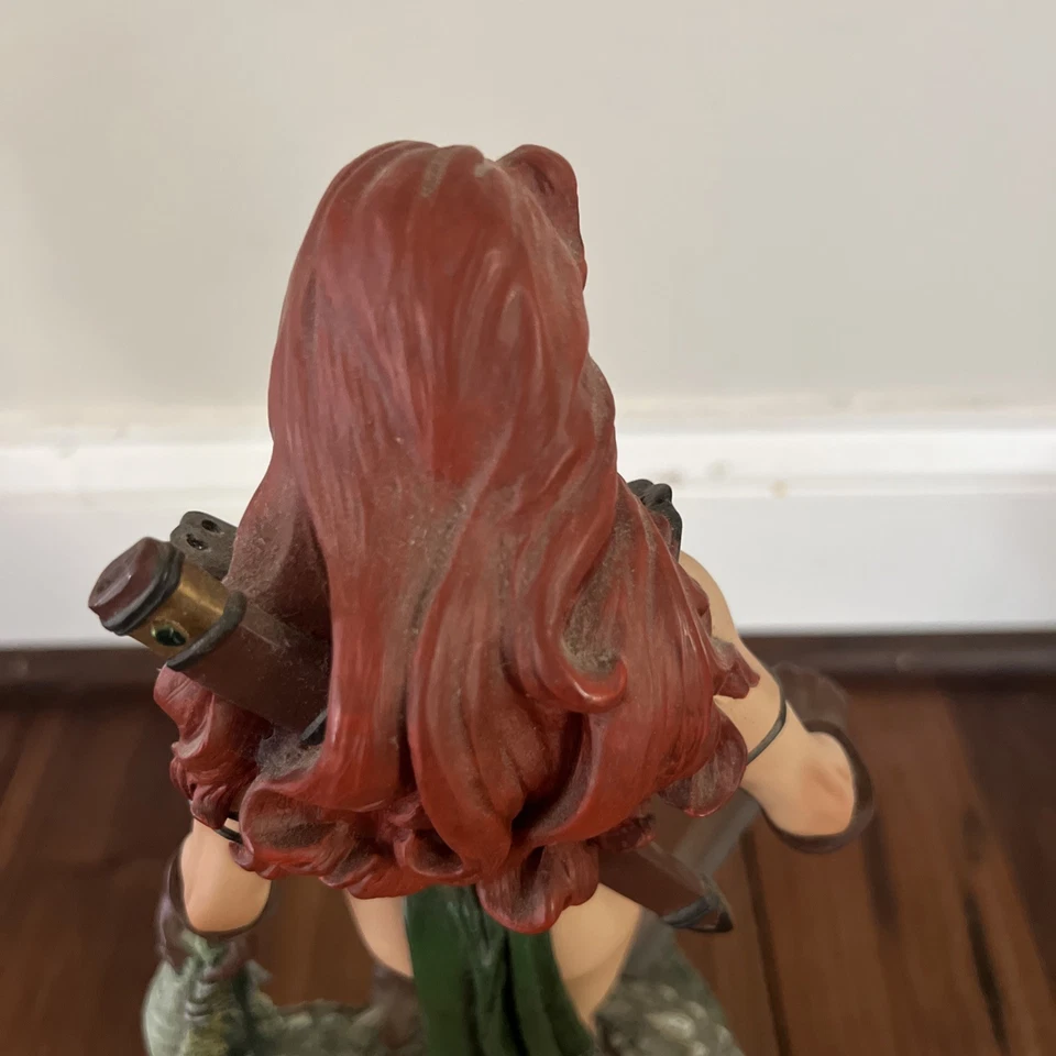 Estatua de porcelana fundida en frío Hard Hero Red Sonja 1306/5000 sin usar, en caja Foto 4 de 4