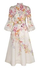 Zimmermann Linen Maxi Dress fits US 4 - 6 (AUS size 1) Bust 34.5''