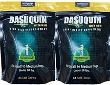 2x Nutramax Dasuquin MSM Joint Health Supplement (168Chews) SMALL MEDIUM Dogs🐶