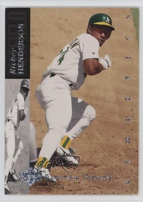 1994 Upper Deck Electric Diamond Silver Back Rickey Henderson #60 HOF 7sw