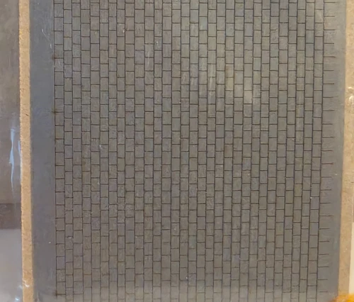 Pre-Assembled Shingles CHARCOAL HO 2 Sheets 3-1/2"x8" Northeastern HOSHG13B2 - Picture 3 of 3