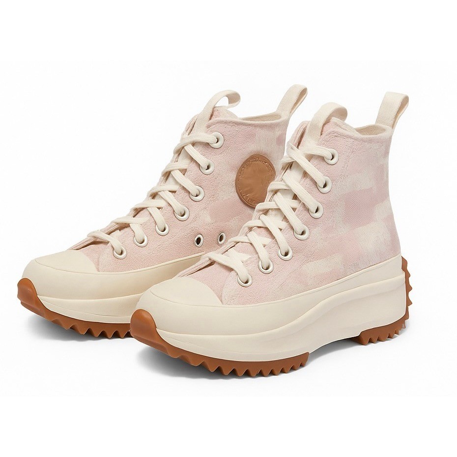 Converse Run Star Hike Hi Women’s size 9 Pink Cream Platform Sneakers 172714C Converse Run Star Hike Hi Women’s size 9 Pink Cream Platform Sneakers 172714C
