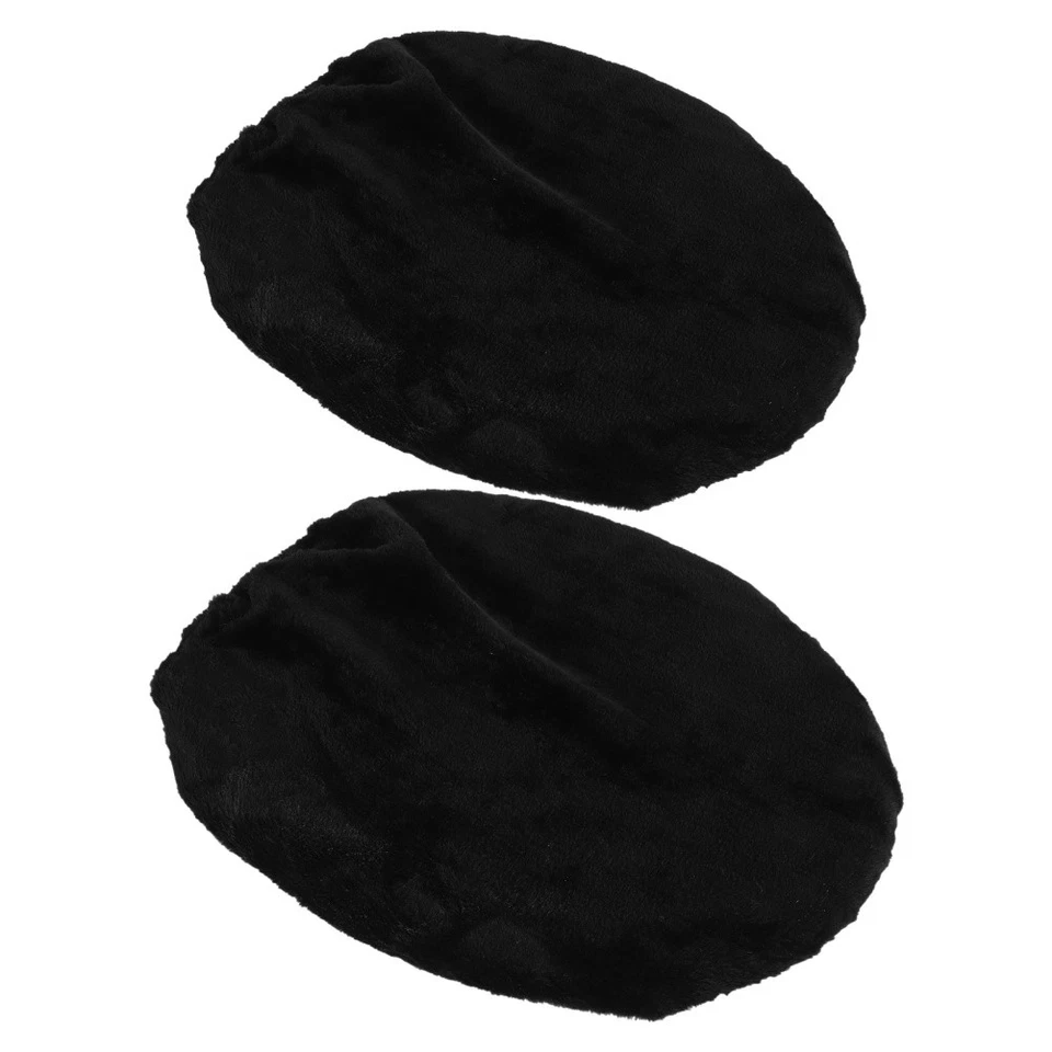 2 Stück Samt-Toilettendeckelbezug – Toilettensitzschutz für längliche und runde - Bild 4 von 4