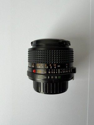 Minolta MD W. Rokkor 2,8 / 28 mm Objektiv | Minolta MD Bajonett | gebraucht